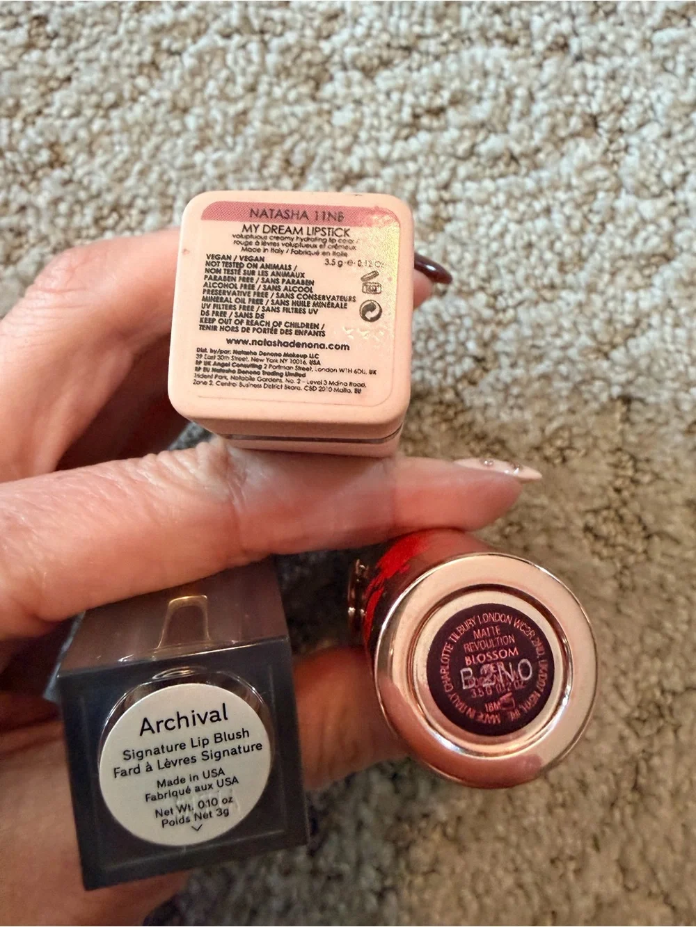 Natasha Denona, Merit, Charlotte Tilbury luxury lip lot
